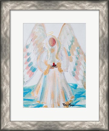 Framed Angel of Winter Print