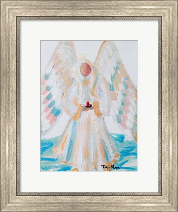 Framed Angel of Winter Print