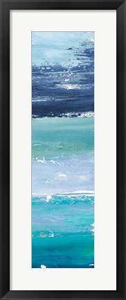 Framed Blue Palette Panel II Print