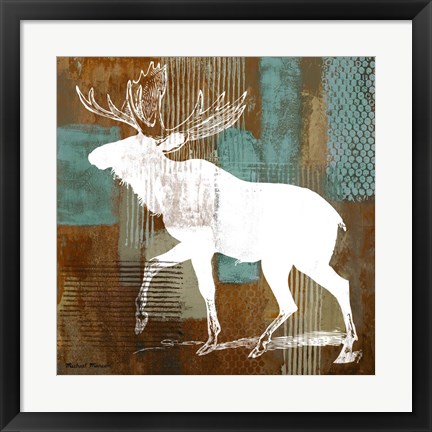 Framed Moose Print