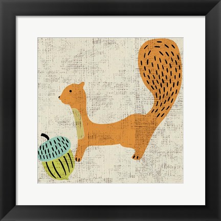 Framed Ada&#39;s Squirrel Print