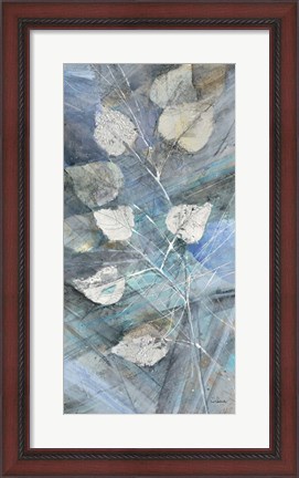 Framed Silver Leaves I Print