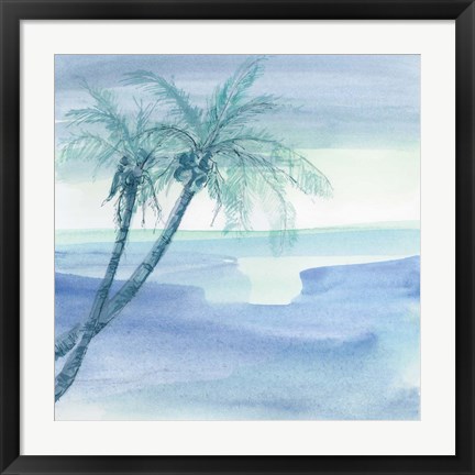 Framed Peaceful Dusk I Print