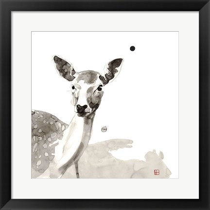 Framed Deer Print