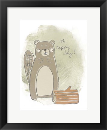 Framed Woodland Whimsy III Print