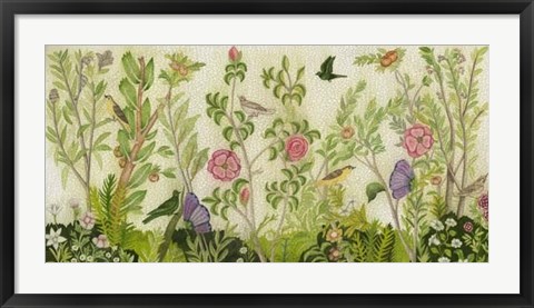 Framed Flora Fresco Print