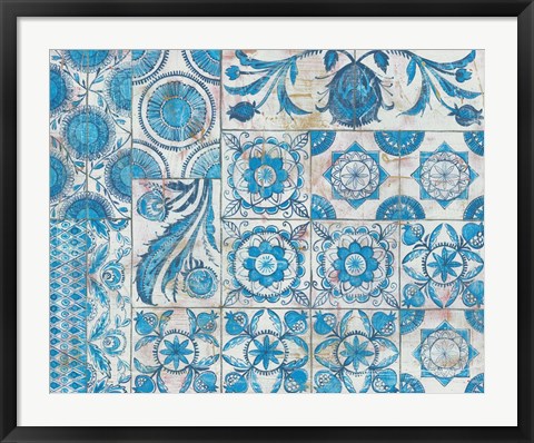 Framed Istanbul Tiles Print