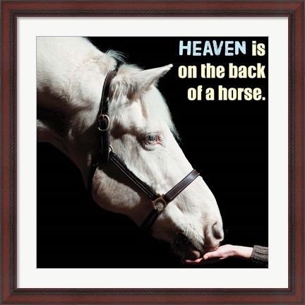 Framed Horse Quote 9 Print