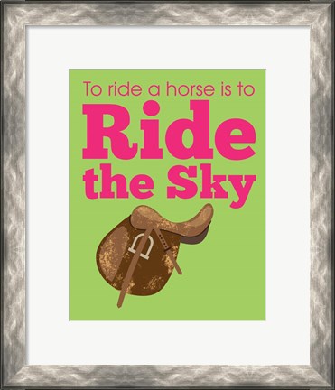 Framed Ride the Sky Print