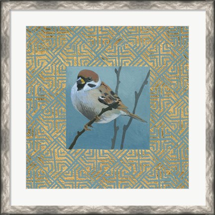 Framed Sparrow Print