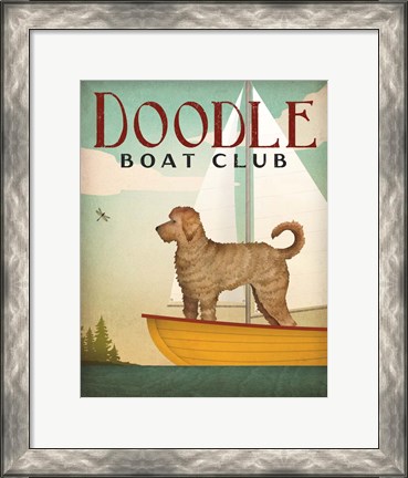 Framed Doodle Sail Print