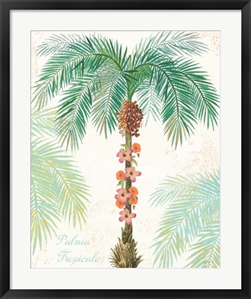 Framed Flamingo Tropicale III Print