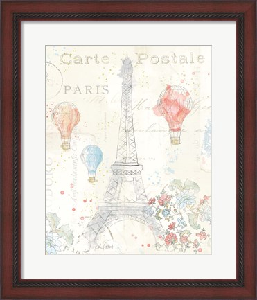 Framed Lighthearted in Paris II Print
