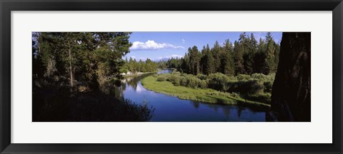 Framed River at Don McGregor Viewpoint, Oregon Print