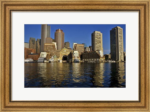 Framed Rowe&#39;s Wharf, Boston, MA Print