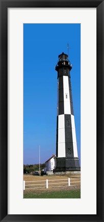 Framed Cape Henry Lighthouse, Virginia Beach, Virginia Print