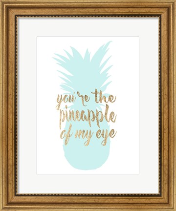 Framed Pineapple Life II Print