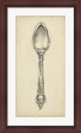 Framed Ornate Cutlery II Print