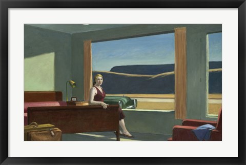 Framed Western Motel, 1957 Print