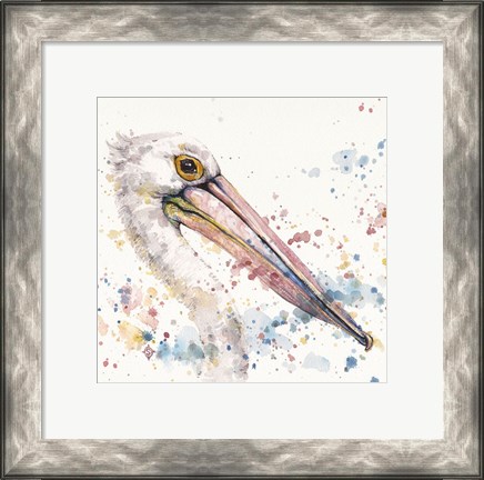 Framed Pelicans About Print