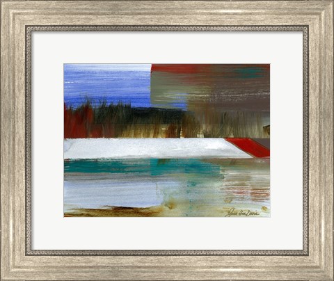 Framed Seaside Meadow Print