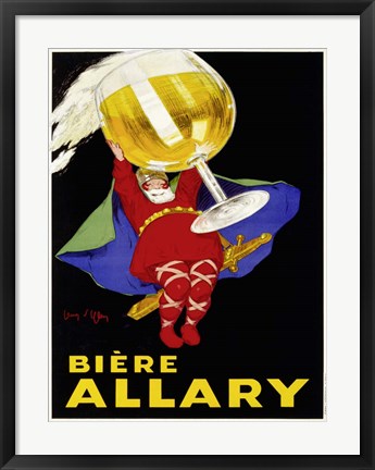 Framed Biere Allary, 1928 Print