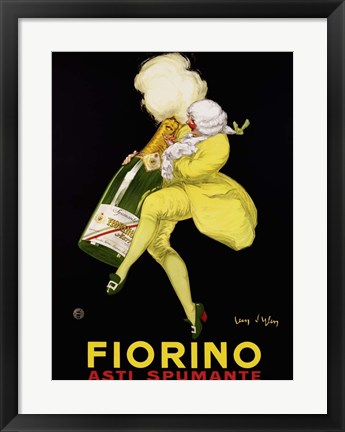 Framed Fiorino Asti Spumante, 1922 Print