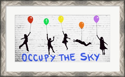 Framed Occupy the Sky Print