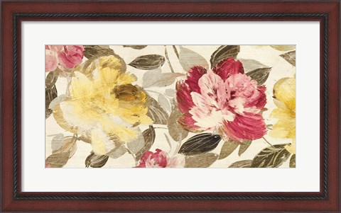 Framed Velvet Flowers Print