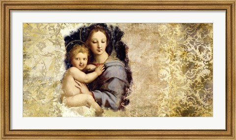 Framed Madonna del Candelabro (after Raffaello) Print
