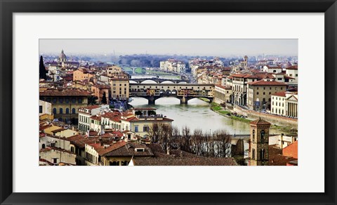 Framed Ponte Vecchio, Florence Print