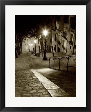 Framed Montmartre, Paris Print