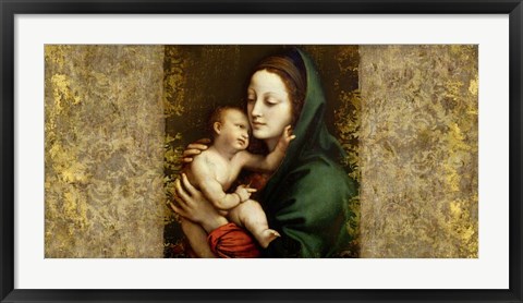 Framed Holy Virgin (Italian school) Print