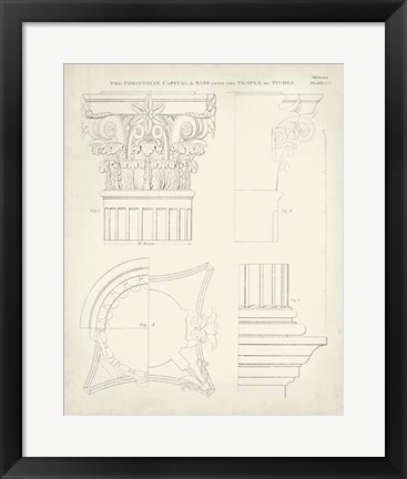 Framed Greek &amp; Roman Architecture I Print