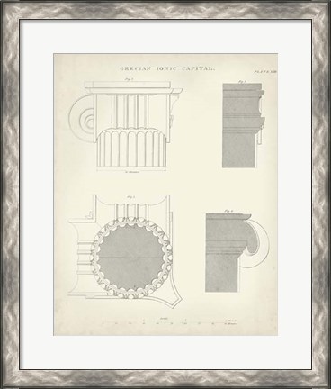 Framed Greek &amp; Roman Architecture VI Print