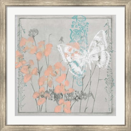 Framed Gray Garden II Print