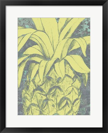 Framed Kona Pineapple I Print
