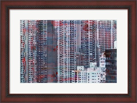 Framed Hong Kong Sky 7 Print