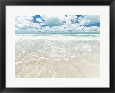 Framed Sky, Surf, and Sand Print