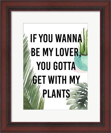 Framed Plant Love IV Print