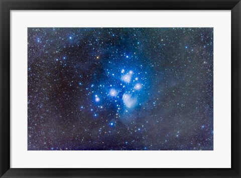 Framed Pleiades (Seven Sisters) Print