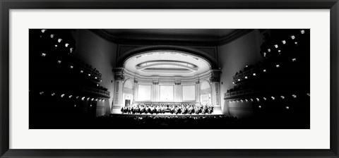 Framed Performers on a stage, Carnegie Hall, NY Print