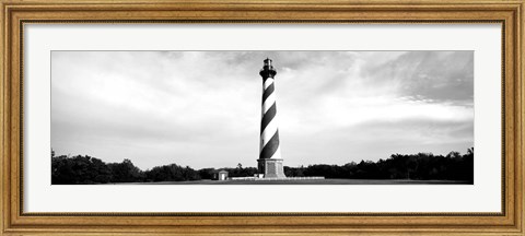 Framed Cape Hatteras Lighthouse, Outer Banks, Buxton, North Carolina Print