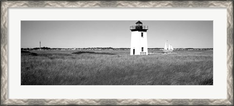 Framed Long Point Light, Long Point, Provincetown, Cape Cod, Massachusetts Print
