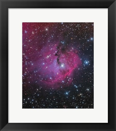Framed VDB 93 is an emission and reflection Nebula in Canis Major Print