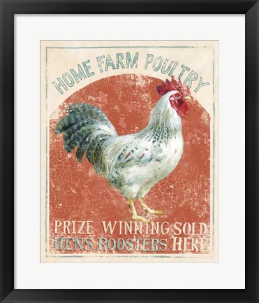 Framed Farm Nostalgia IV Print
