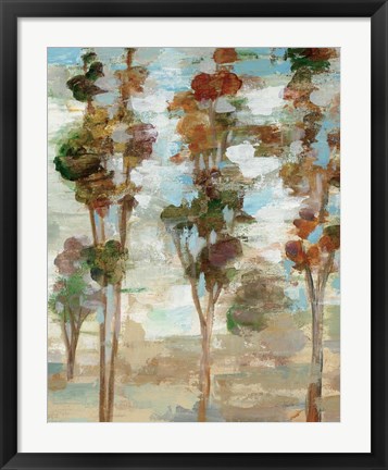 Framed Serene Forest III Print