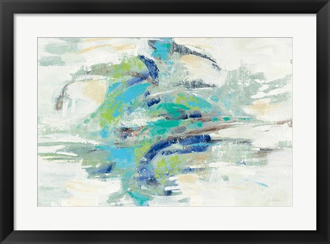 Framed River Whirlpool Print