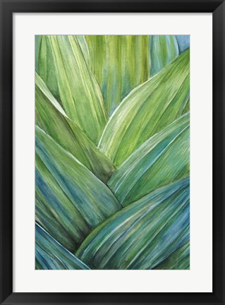 Framed Tropical Crop IV Print
