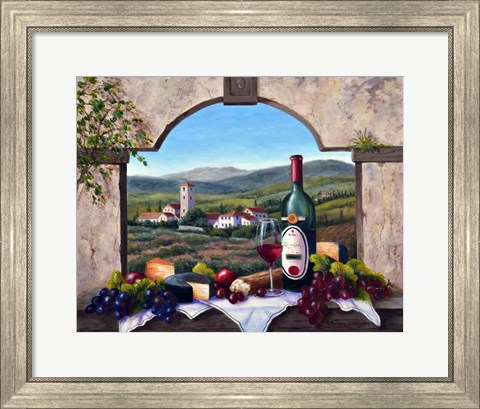 Framed Tuscany Vista Print